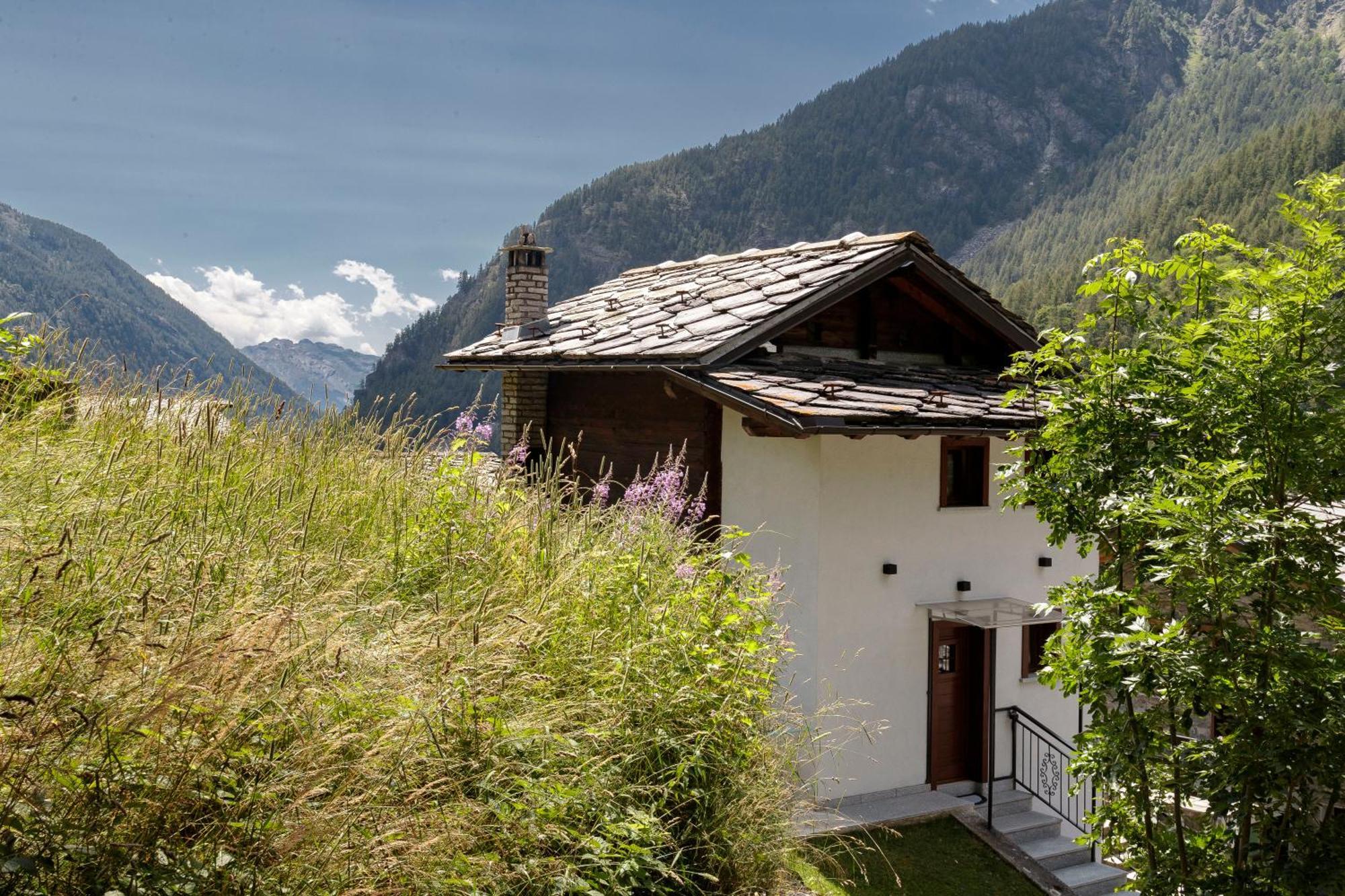 Hellochalet - Chalet Grene Typical House With Garden - 1Km Cabelcar Valtournenche Exterior photo